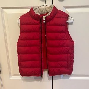 Boys red puffer vest size 7/8
